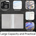HIFA Leather Passport Holder, Handmade Passport Cover - Image 5