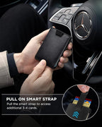 SERMAN BRANDS RFID Blocking Slim Bifold Genuine Leather Minimalist Front Pocket - Image 5