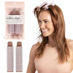 Kitsch Volumizing Hair Clips for Women - Hair Rollers for Volume & Curls - Volumizing Hair Products, Hair Roller Clips for Effortless Curls That Last - 2pc, Terracotta