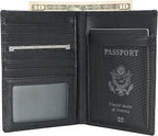 Polare RFID Blocking Napa Leather Passport Holder Travel Wallet by polareoriginal