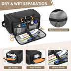 Tactical Toiletry Bag for Men, Hanging Hygiene Bag, Travel Dopp Kit Organizer - Image 2