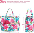 LEDAOU Large Beach Tote Bag Women Waterproof Sandproof Zipper Beach Tote Bag - Image 7