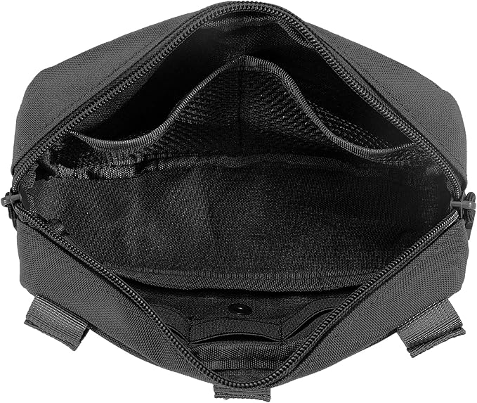 Tactical Molle Admin Pouch Utility Laser Cut EDC Tool Pouch Bag Horizontal - Image 3