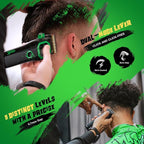 SUPRENT Professional Barber Clippers - High-Performance 13,000 RPM Vector Motor Hair Clipper Barber Trimmer Set, Professional Haircutting Kit with AI Speed Control, Patented U-Teeth Blade