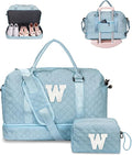 Weekend Bag | Personalized Monogram & Wet Pocket | Lady's Overnight Travel by Vogewood