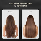 Round Brush for Blow Drying, Ceramic Coated Barrel for Volumizing & Shine, Lightweight Styling Brush for Straightening, Curling,with 4 Hair Clips (1.3inch&2.1inch)