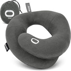 BCOZZY Travel Neck Pillow for Airplane – Patented Double Support for Head by BCOZZY