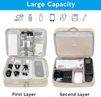 Electronic Organizer Travel Case, Travel Cord Organizer Case Portable - Image 7