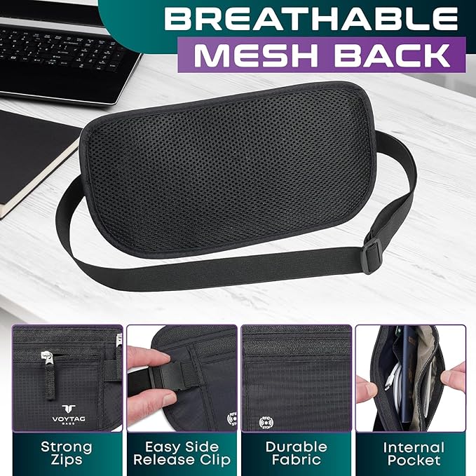 Travel Money Belt & Passport Holder - Image 7