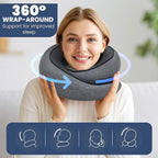 Upgraded Memory Foam Travel Neck Pillow - Image 4