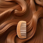 2Pcs Natural Peach Wood Fine Tooth Hair Comb Anti-Static Hair Care Wooden Comb Handmade Gift Comb for Women and Men Massage Detangling Tools Care Accessories Hair Care Styling Tools and Appliances