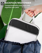 Compression Packing Cubes, Gonex Extensible Storage Mesh Bags Organizers - Image 6