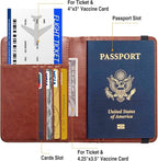 Passport Holder for Travel Passport Cover for Men Passport Wallet Case - Image 3