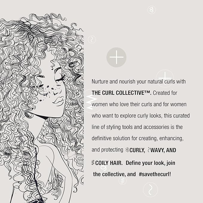 Conair The Curl Collective Ceramic Pressing Hot Comb, Sleek Straight Simple Pressing Comb Design Reaches Close to The Roots for Silky Straightening Root to Tip