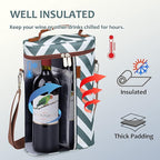Tirrinia 2 Bottle Wine Gift Tote Carrier - Image 2