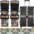 2 Pack Luggage Straps for Suitcases, Adjustable Travel Belt by ZHOMA