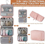 Elviros Hanging Travel Toiletry Bag - Image 4