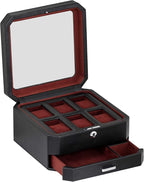 ROTHWELL 6 Slot Leather Watch Box - Image 9