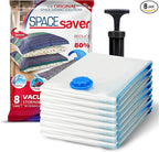 8 Pack Large Vacuum Storage Bags by Spacesaver