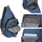 G4Free Sling Bag RFID Blocking Sling Backpack Crossbody Chest Bag Daypack - Image 5