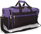 DALIX 21" Blank Sports Duffle Bag Gym Bag Travel Duffel by Dalix
