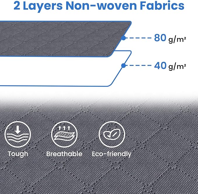 Fab totes 3-Pack Clothes Storage, Foldable Blanket Storage Bags, Containers - Image 6