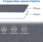 Fab totes 10 Pack Clothes Storage, Foldable Thick Fabric Blanket Storage Bags - Image 6