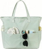 Beach Pool Bags Tote for Women Ladies Large Gym Tote Carry On Bag - Image 9