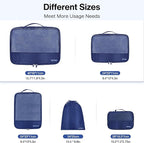 5 Set Packing Cubes Travel for Luggage Durable Suitcases Organizer Bags - Image 2