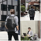 Multipocket TSA Black Travel Laptop Backpack - Image 7