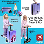 KIDDIETOTES Detachable 4-in-1 Scooter Luggage - Image 3
