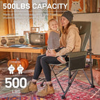 EVER ADVANCED Oversized Folding Camping Chair, - Image 6