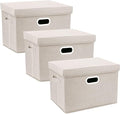 TYEERS Large Storage Bins with Lids, Collapsible, Fabric Storage Boxes by StorageOrganization