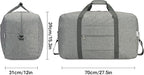 Extra Large Travel Duffel Bag Foldable Weekender Packable Lightweight Luggage - Image 3