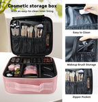 Travel Makeup Bag Makeup Cosmetic Train Case Organizer Portable Storage Bag - Image 2