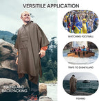 PTEROMY Hooded Rain Poncho for Adult - Image 5