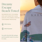 KARMA AND LUCK Dreamy Escape Beach Towel - Image 4