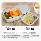 STOJO Collapsible Bento Box, Leak-Proof, Microwave & Dishwasher Safe, Premium - Image 7