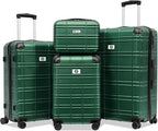 Luggage Sets 4 Piece, ABS PC Lightweight Suitcases by Ottsmn
