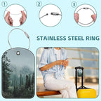 Misty Valley and Dark Forest Luggage Tag - Image 3