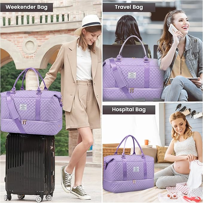LOVEVOOK Travel Duffle Bag, Weekender Bags - Image 7
