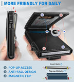 Airtag Wallet for Men, with Money Clip Gift Boxed, Slim Front Pocket Wallet - Image 3