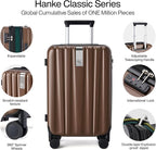 Hanke Expandable Hard Shell Luggage Sets 2 piece Carry on Luggage - Image 4
