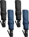 Yahenda 4 Pack Windproof Travel Umbrellas Bulk Automatic Open and Close by Yahenda