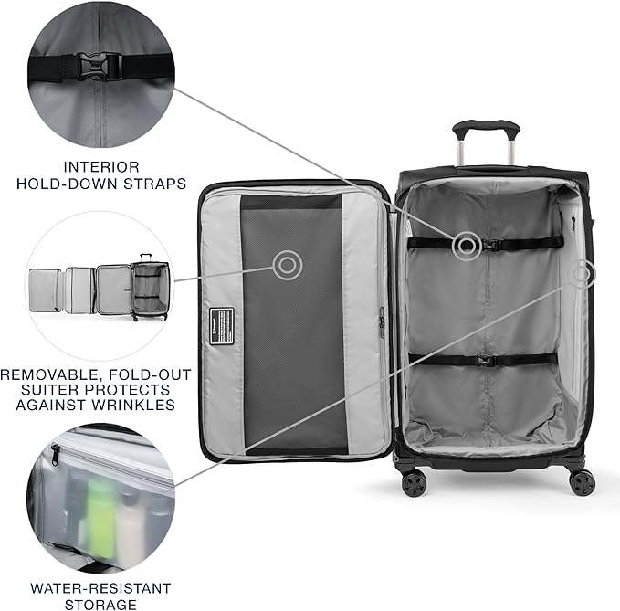 Travelpro Crew Classic Lightweight Softside Expandable Checked Luggage - Image 5