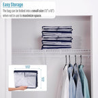 VENO 10 Pack Moving Bags Plastic Storage Totes Clothes Organization Large W - Image 7