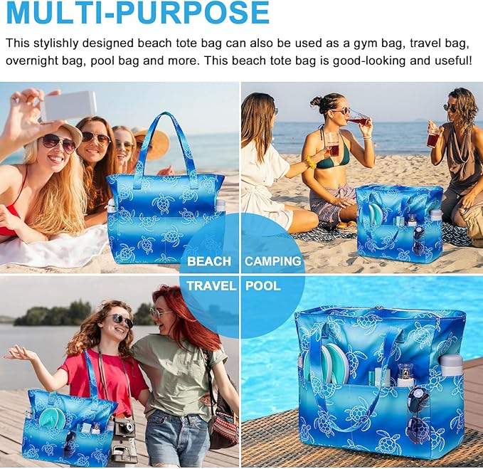 Waterproof Beach Tote Pool Bags - Image 5