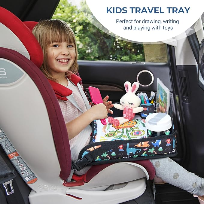 COOLBEBE Kids Travel Tray for Toddler Car Seat, Toddler Car Seat Lap Tray - Image 8