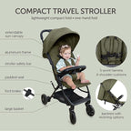 Lightweight Travel Stroller for Baby & Toddlers - Image 2