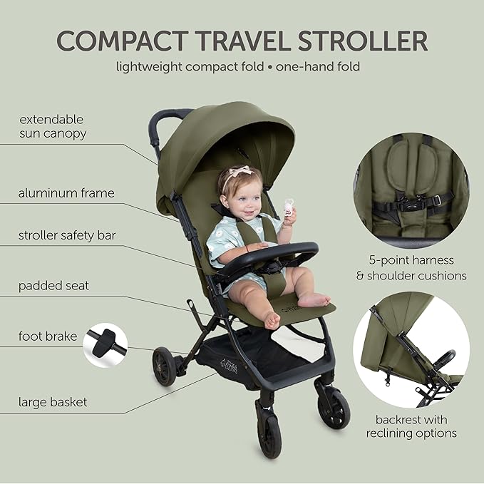 Lightweight Travel Stroller for Baby & Toddlers - Image 2